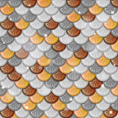 Fish scale seamless pattern background © GraphicsRF