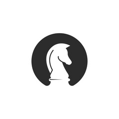 horse knight chess icon vector illustration design