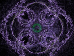 Imaginatory fractal background generated Image