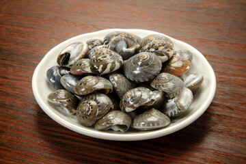 ながらみ貝の塩茹で