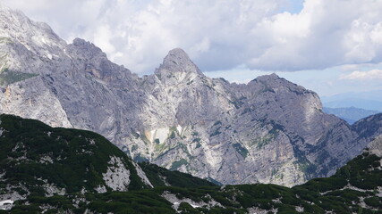 Fototapeta na wymiar Tríglav national park in Julian Alps, Slovenia, Europe