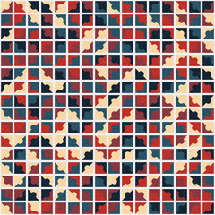 Abstract Geometric Pattern generative computational art illustration