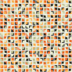 Abstract Geometric Pattern generative computational art illustration