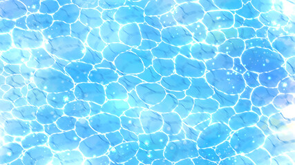 キラキラ光る水面（ワイド）