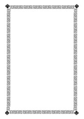中華模様枠