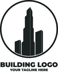 Building Logo Template in Vector