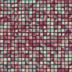 Abstract Geometric Pattern generative computational art illustration