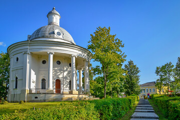 Bell Museum building in Valdai town