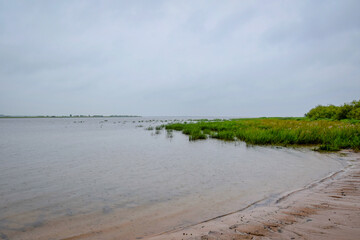 Rainy day on Lake Ilmen