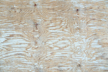 Painted shabby plywood, wavy wood texture