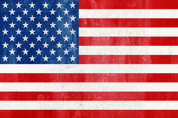 Fototapeta premium Grunge USA Flag background texture