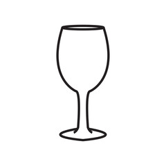 Glass of wine icon
