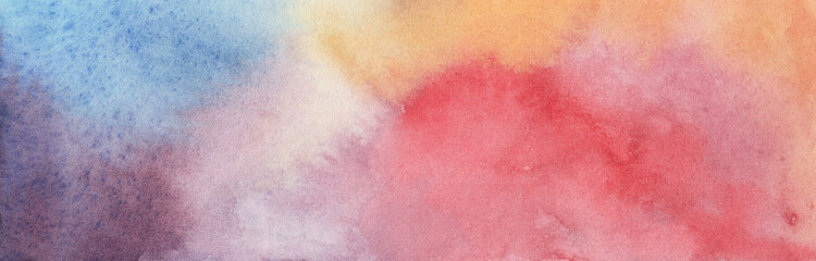 Abstract colorful watercolor for background.