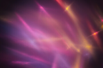 background of abstract gold, pink, purple and black glitter lights. defocused