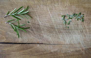 rosemary chopping board