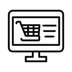 Online shop icon