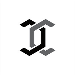 creative simple logo design initial CC