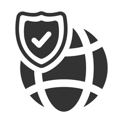 Global protection icon