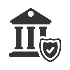 Bank protection icon