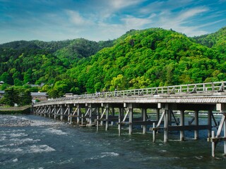 嵐山の渡月橋