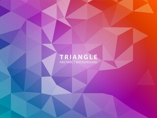 Vector of modern abstract triangular background - Vector