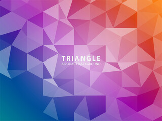 Vector of modern abstract triangular background - Vector