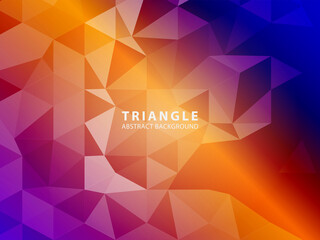 Vector of modern abstract triangular background - Vector