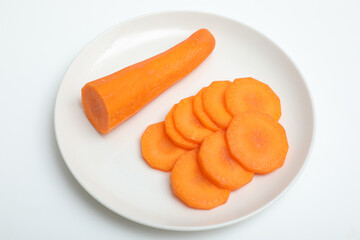 輪切りにした人参