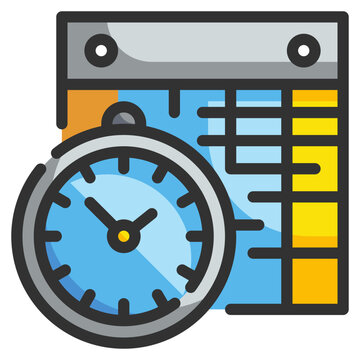 schedule line icon