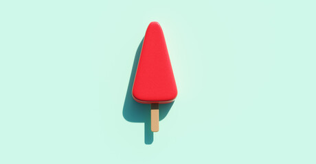 Strawberry popsicle