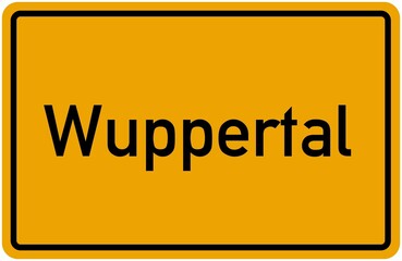 Village Sign Of Wuppertal