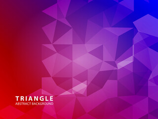 Vector of modern abstract triangular background - Vector