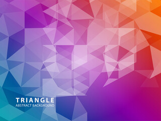 Vector of modern abstract triangular background - Vector