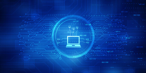 Digital Abstract technology background,2d illustration