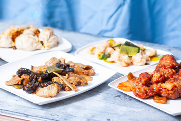 Chinese cuisine dishes