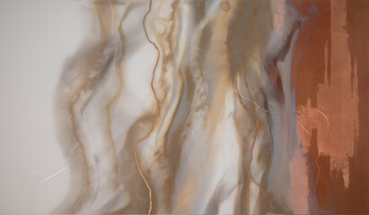 Macro photo of colourful abstract epoxy resin painting. Applicable for design cover, annual report,...