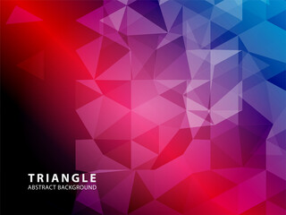 Vector of modern abstract triangular background - Vector