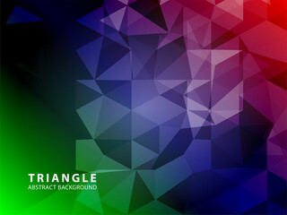 Fototapeta na wymiar Vector of modern abstract triangular background - Vector