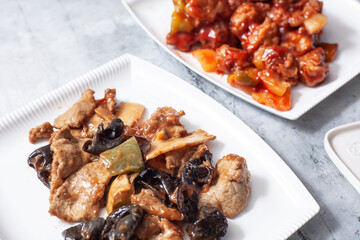 Chinese cuisine dishes