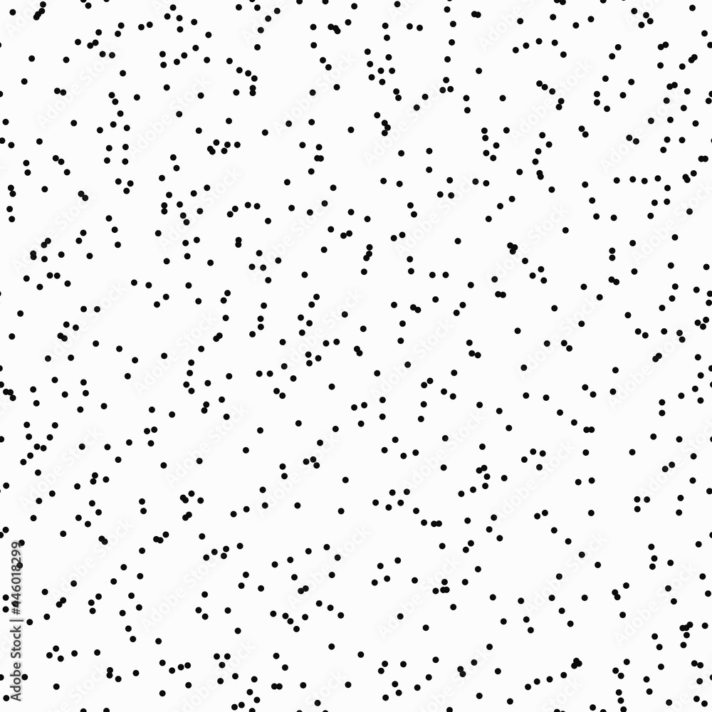 Poster micro dots seamless pattern. vector little dots or dust. black flakes and white background.