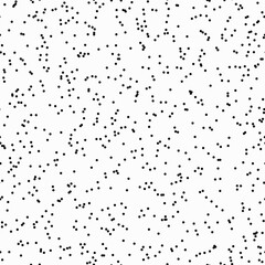 Micro dots seamless pattern. Vector little dots or dust. Black flakes and white background.