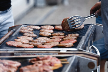 BBQ grilling meat - no people just food #2