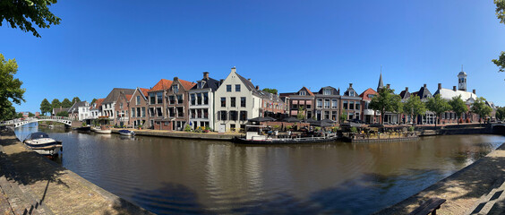 Panorama from the old town of Dokkum
