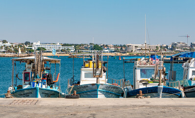 Paphos Fishing Boats