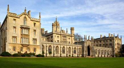St John's College Buildings - Cambridge - United Kingdom - obrazy, fototapety, plakaty