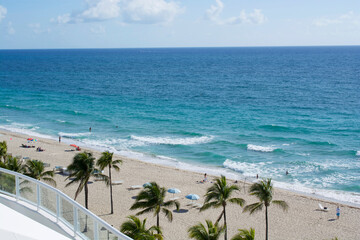 Fort Lauderdale Beach, Florida, United States of America - a view from upper terrace