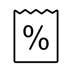 Interest icon vector set. percent illustration sign collection. Credit symbol or logo.