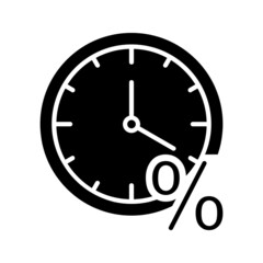 Interest icon vector set. percent illustration sign collection. Credit symbol or logo.