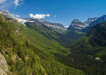 Fototapeta na wymiar Glacier National Park in Montana - USA