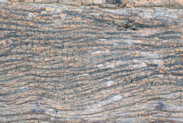 Old wooden surfaces that naturally age over time.